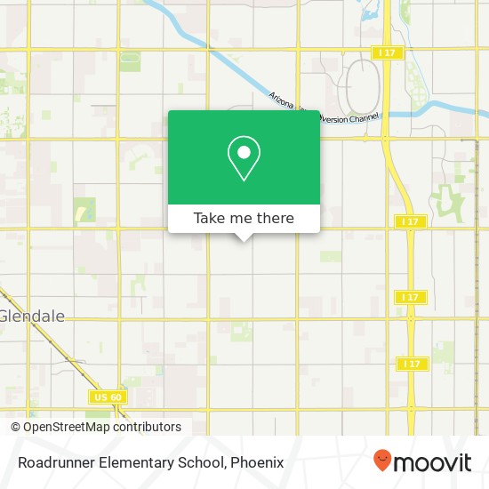 Mapa de Roadrunner Elementary School