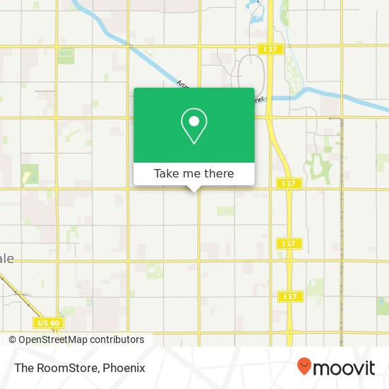 Mapa de The RoomStore