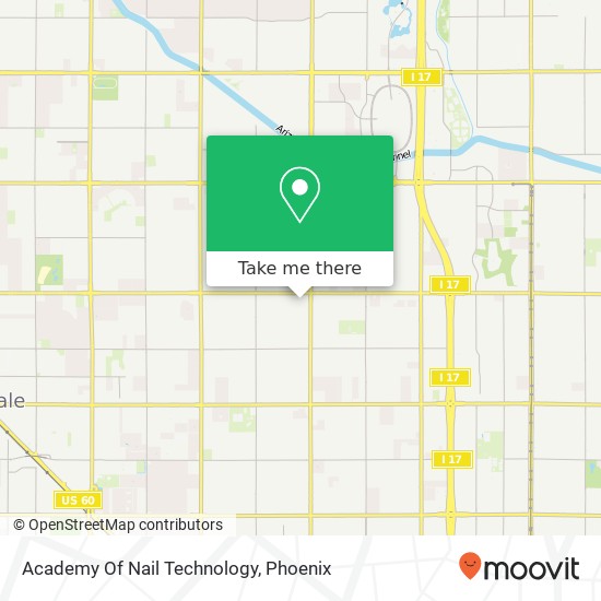 Academy Of Nail Technology map