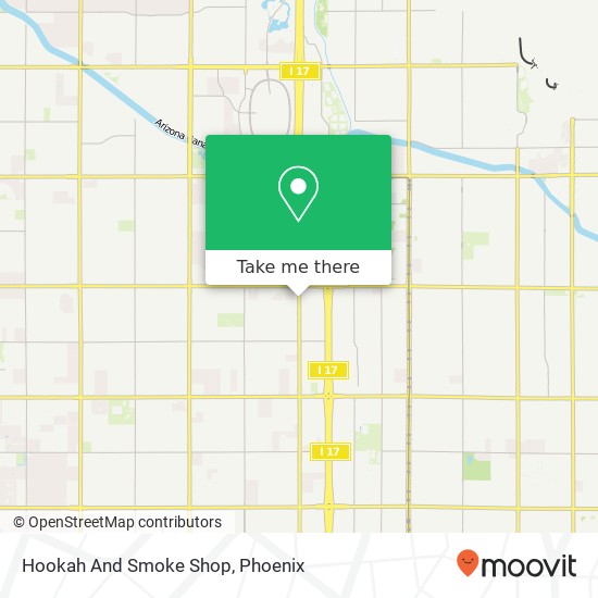 Mapa de Hookah And Smoke Shop