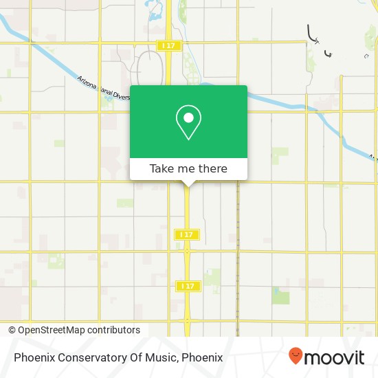 Mapa de Phoenix Conservatory Of Music