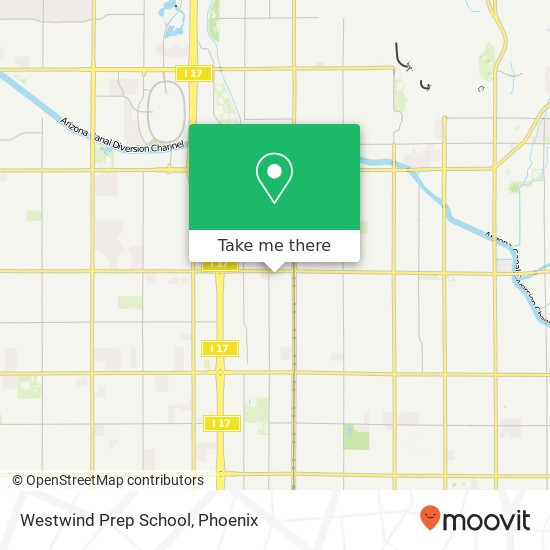 Westwind Prep School map