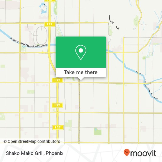 Shako Mako Grill map