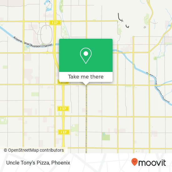 Mapa de Uncle Tony's Pizza