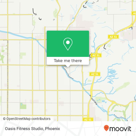 Oasis Fitness Studio map