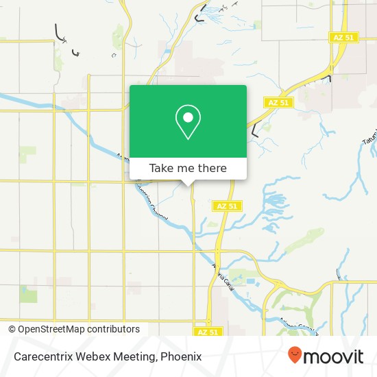 Carecentrix Webex Meeting map