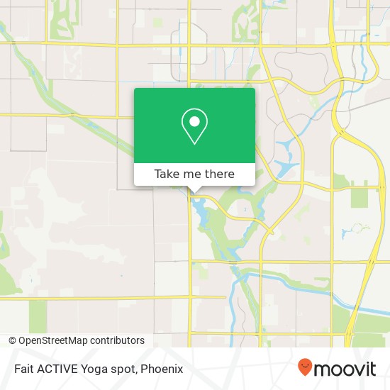 Fait ACTIVE Yoga spot map