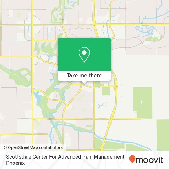 Mapa de Scottsdale Center For Advanced Pain Management