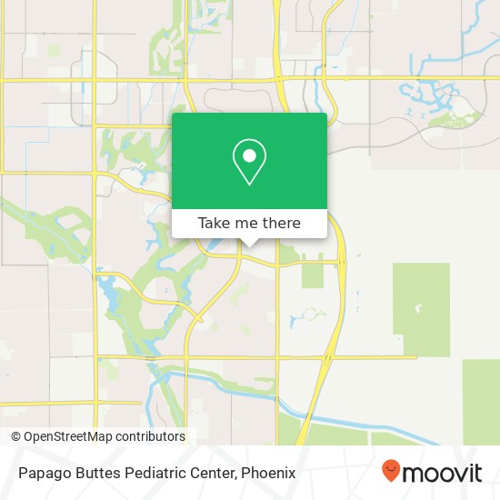 Papago Buttes Pediatric Center map