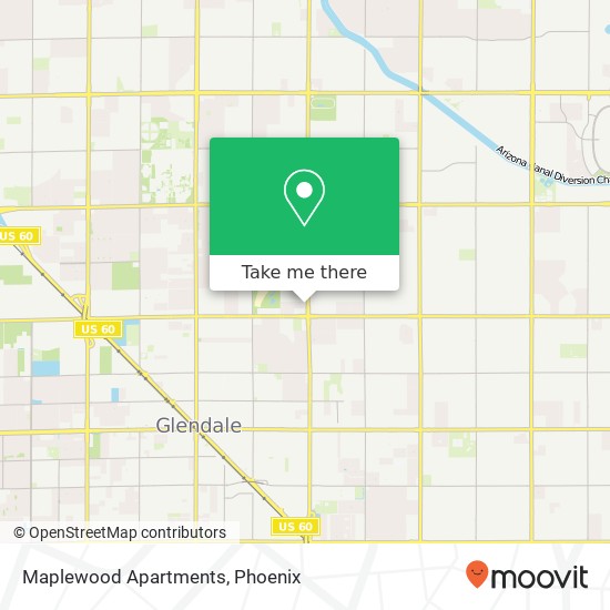 Mapa de Maplewood Apartments