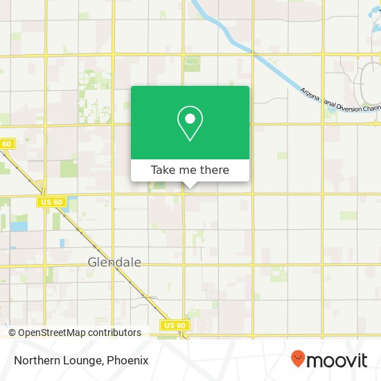 Mapa de Northern Lounge