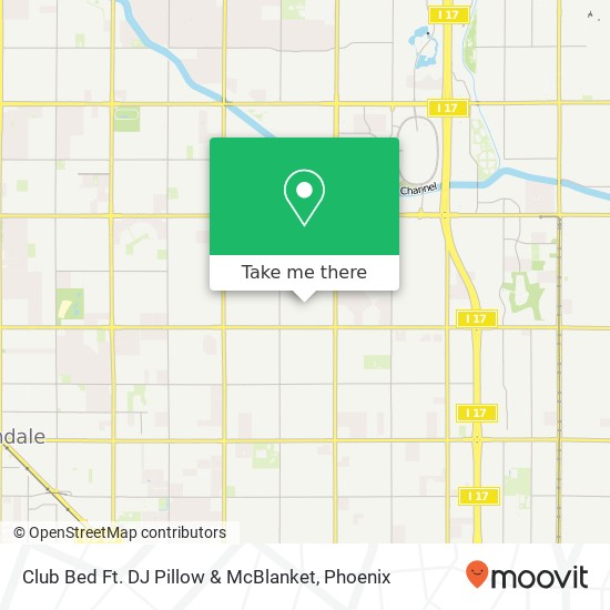 Mapa de Club Bed Ft. DJ Pillow & McBlanket