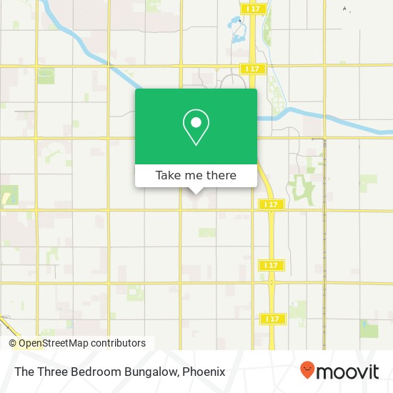 The Three Bedroom Bungalow map