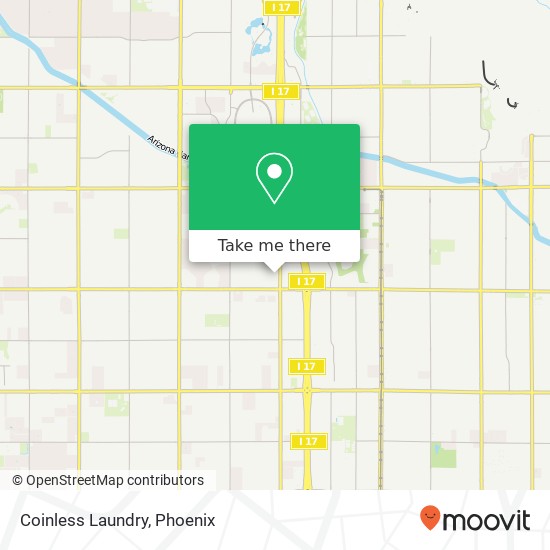 Mapa de Coinless Laundry