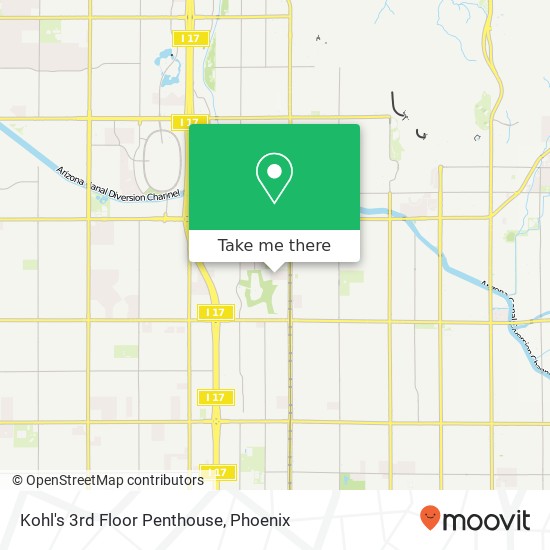 Kohl's 3rd Floor Penthouse map