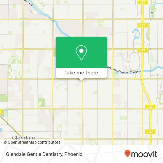 Mapa de Glendale Gentle Dentistry