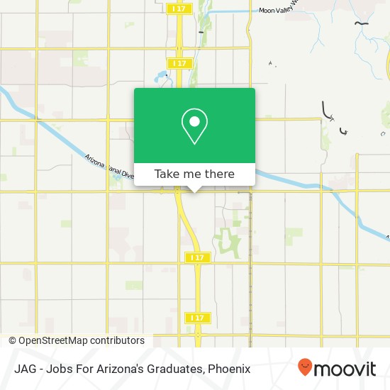 JAG - Jobs For Arizona's Graduates map