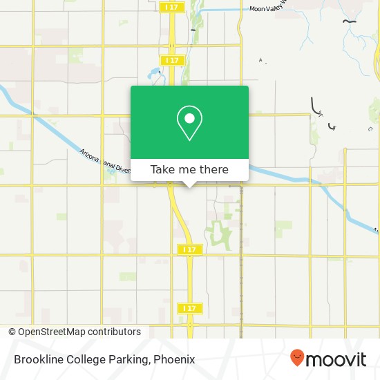 Brookline College Parking map
