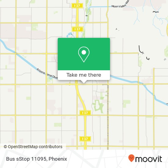 Bus sStop 11095 map