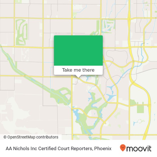 Mapa de AA Nichols Inc Certified Court Reporters