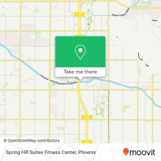Spring Hill Suites Fitness Center map