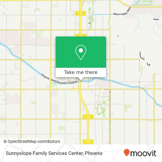 Sunnyslope Family Services Center map