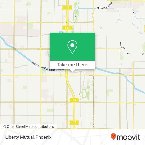 Liberty Mutual map