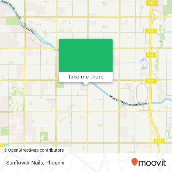 Sunflower Nails map