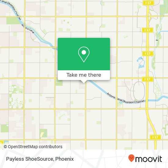 Mapa de Payless ShoeSource