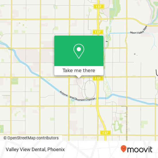 Mapa de Valley View Dental