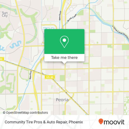 Community Tire Pros & Auto Repair map