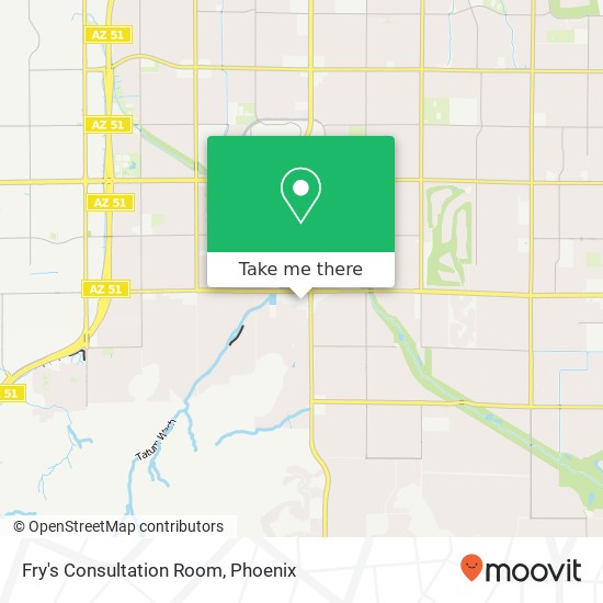 Fry's Consultation Room map