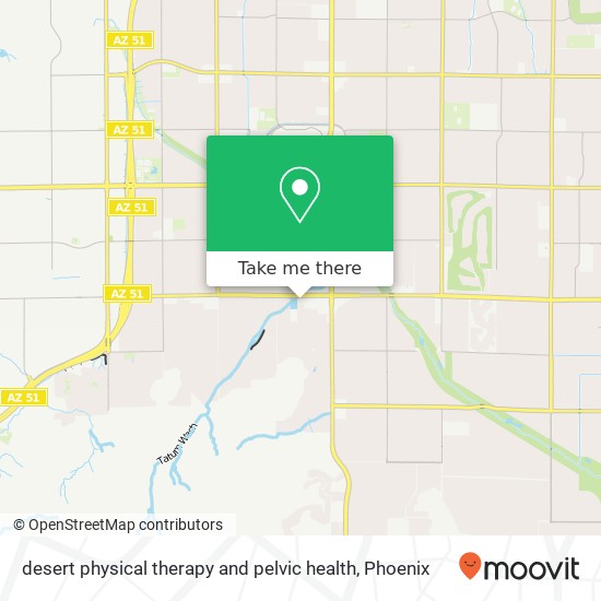 Mapa de desert physical therapy and pelvic health