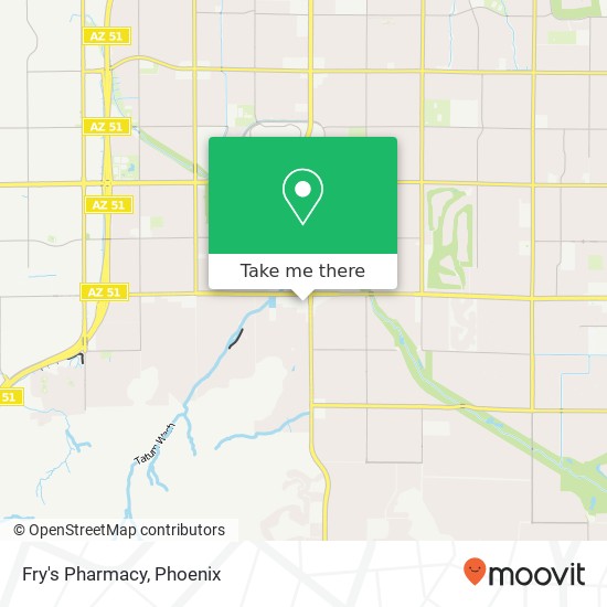 Fry's Pharmacy map