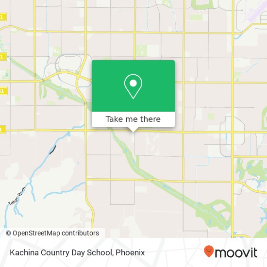 Kachina Country Day School map