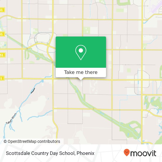 Scottsdale Country Day School map