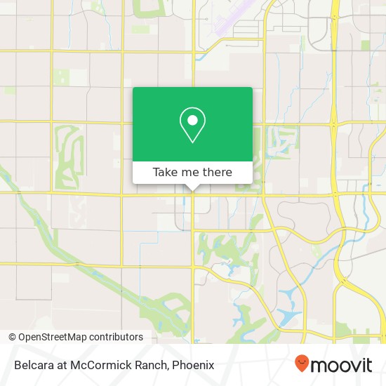 Mapa de Belcara at McCormick Ranch