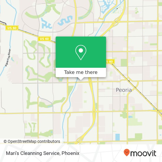 Mari's Cleanning Service map