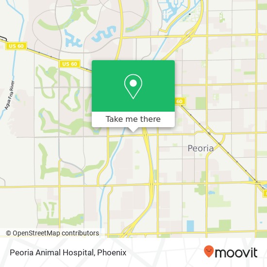 Peoria Animal Hospital map