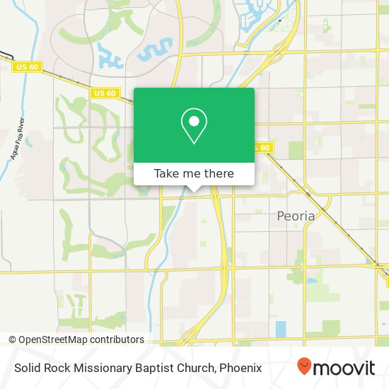 Mapa de Solid Rock Missionary Baptist Church