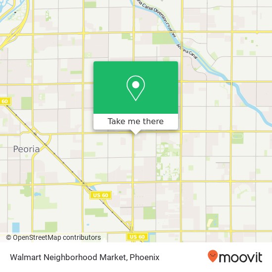 Mapa de Walmart Neighborhood Market