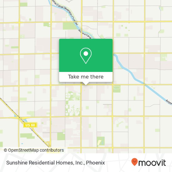 Sunshine Residential Homes, Inc. map