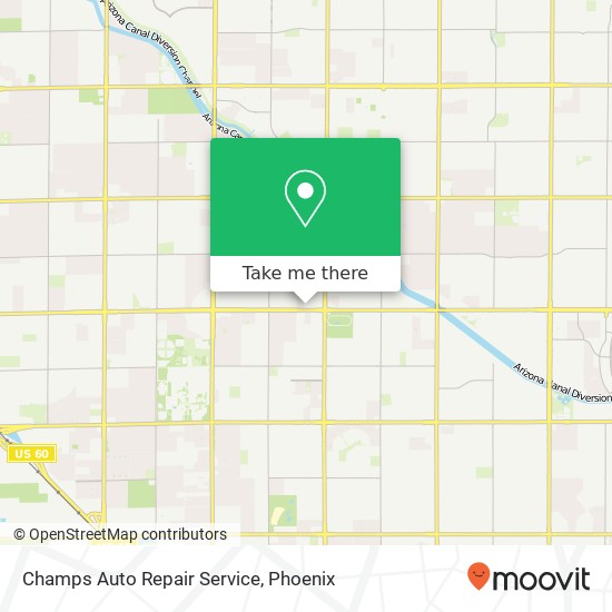 Mapa de Champs Auto Repair Service