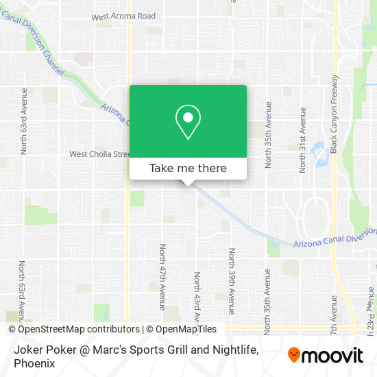 Joker Poker @ Marc's Sports Grill and Nightlife map