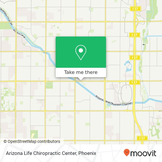 Mapa de Arizona Life Chiropractic Center