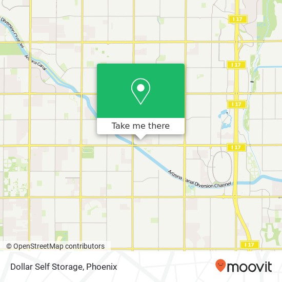 Mapa de Dollar Self Storage