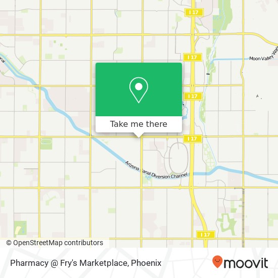 Mapa de Pharmacy @ Fry's Marketplace