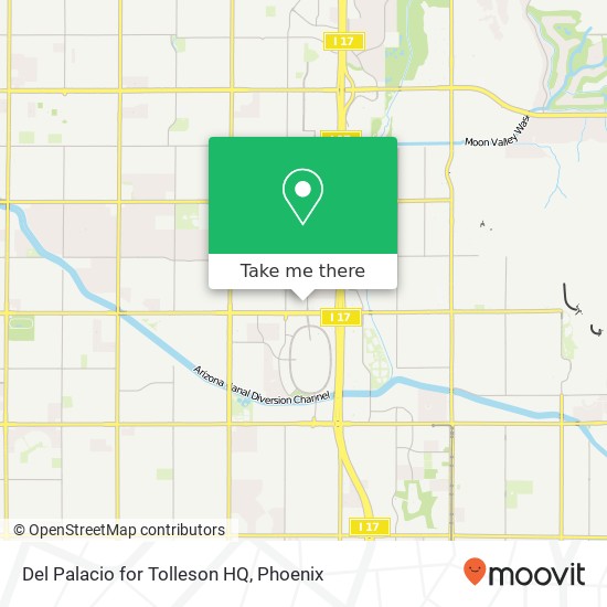 Mapa de Del Palacio for Tolleson HQ