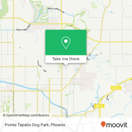 Mapa de Pointe Tapatio Dog Park