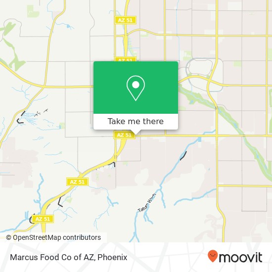 Marcus Food Co of AZ map